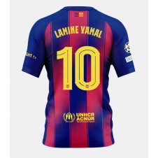 Barcelona Lamine Yamal #10 Hemmatröja 2025-26 Korta ärmar